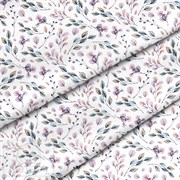 Ткань для рукоделия Фиолетовые листья