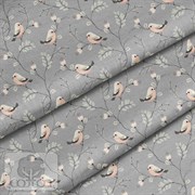 Ткань для рукоделия Птички на ветках, арт. 5832