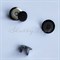 Кнопка магнитная, гладкая, черный никель арт.KM5759 - фото 11338