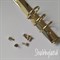 Набор крепежей для кольцевого механизма (хольнитены) , 2шт, цвет золото, арт. 55892 - фото 8038