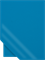 Кожзам переплетный (экокожа) на бумажной основе голубой, KA400209 - фото 8343