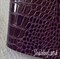 Кожзам №14 Рептилия глянец фиолетовый 20235